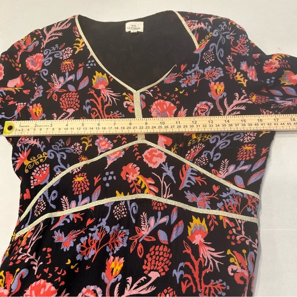 La Fiancée‎ Floral Black Dress - Picture 13 of 15